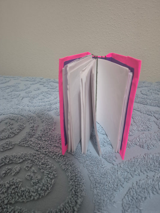 Pink and purple granola journal - 7.75 × 6 - 200 pages of lined + blank fun